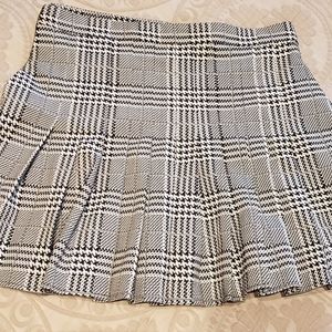 Plaid mini skirt